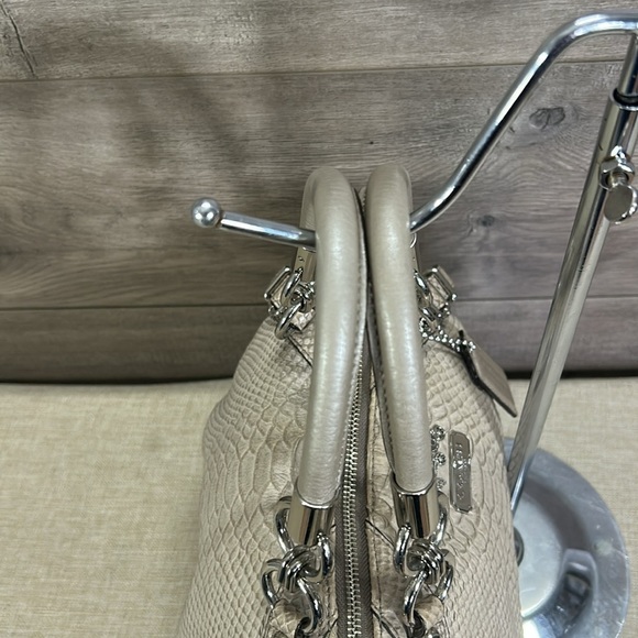 Coach 16354 Madison Embossed Python Sophia Handbag - Picture 4 of 12